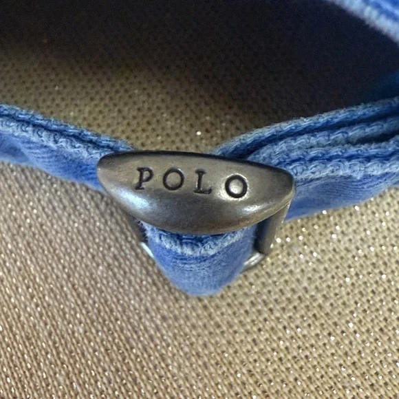 Polo Ralph Lauren Cap Blue with Yellow Logo 3 - Picture 7 of 7